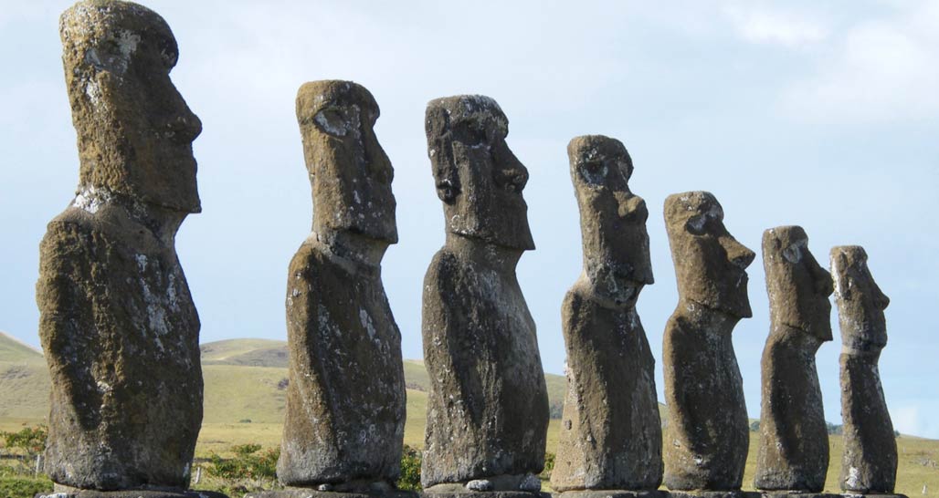 Ahu Akivi, Easter Island, Chile