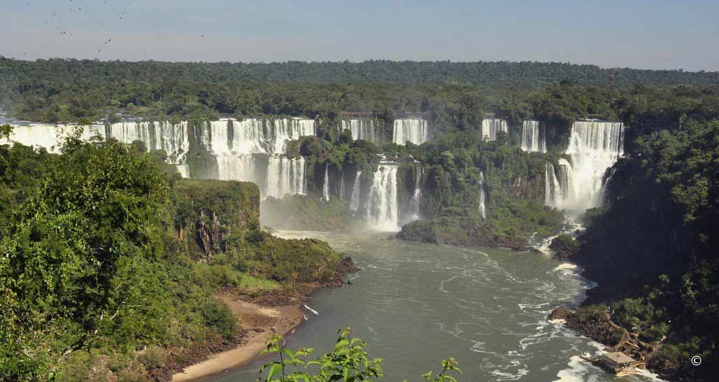 Iguassu Falls - classic view from the Brazilian side
