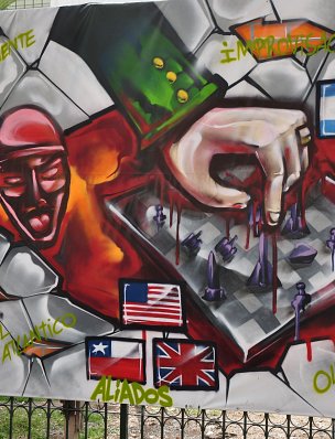 Colourful street art in Vila Madalena